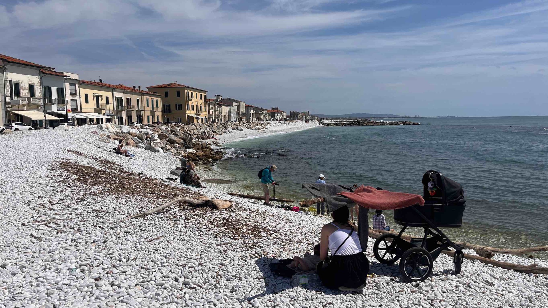 Porto di Pisa - stín nebyl, vyrobili jsme si